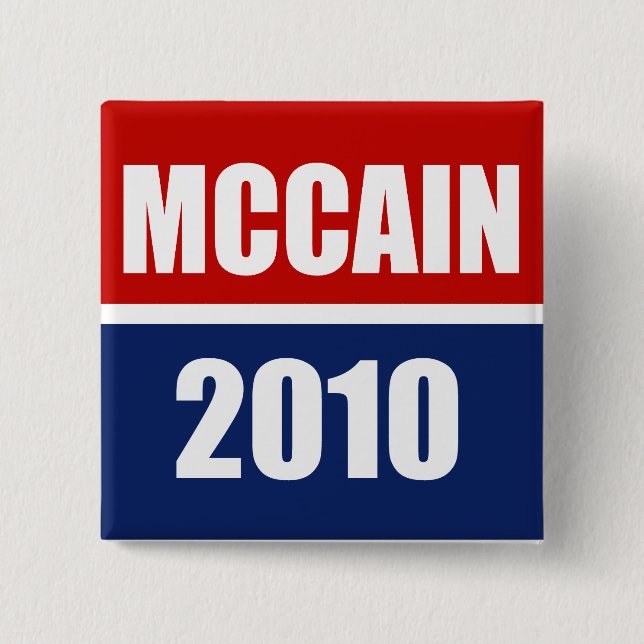 MCCAIN 2010 BUTTON (Vorderseite)