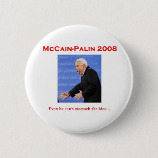 McCain Debatten-Monster-Knopf Button