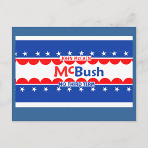 McCain McBUSH Postcard Postkarte