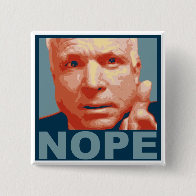 mccain nope button (Vorderseite)