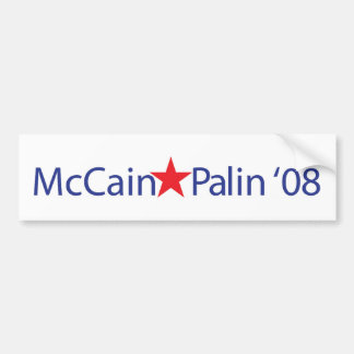 MCCAIN-PALIN '08 AUTOAUFKLEBER