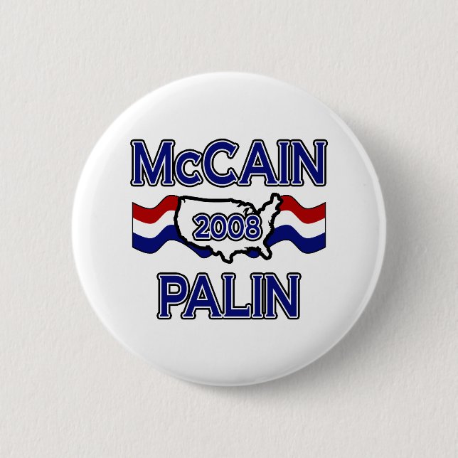 McCain Palin 2008 Button (Vorderseite)