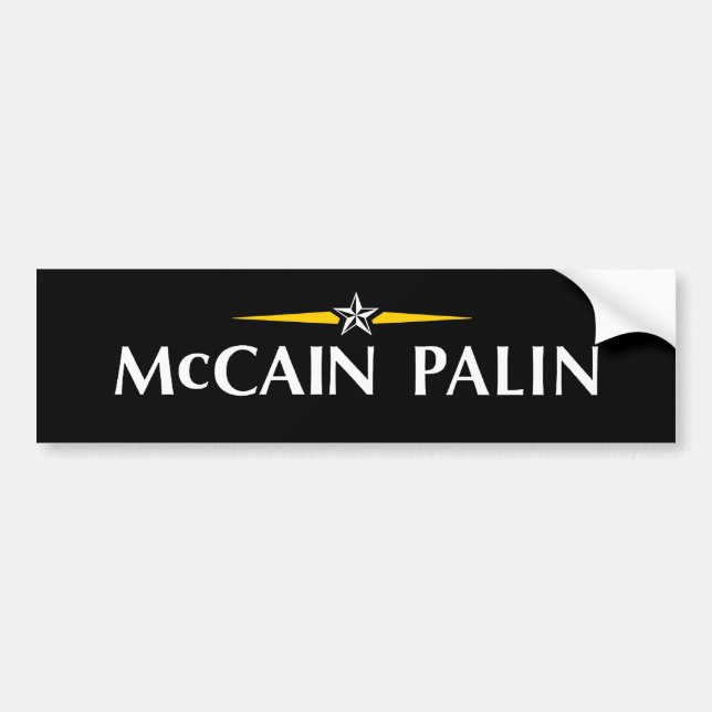MCCAIN PALIN Autoaufkleber (Vorne)