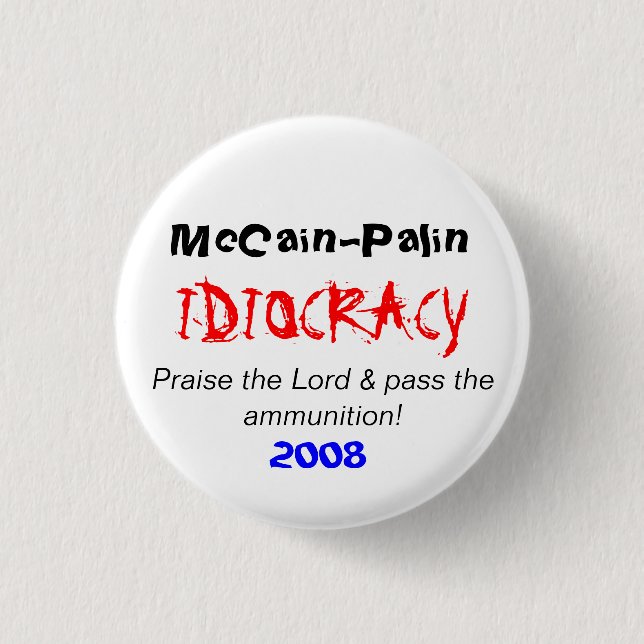 McCain/Palin Button (Vorderseite)