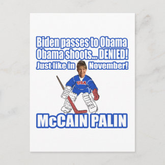McCain Palin Denied Postkarte