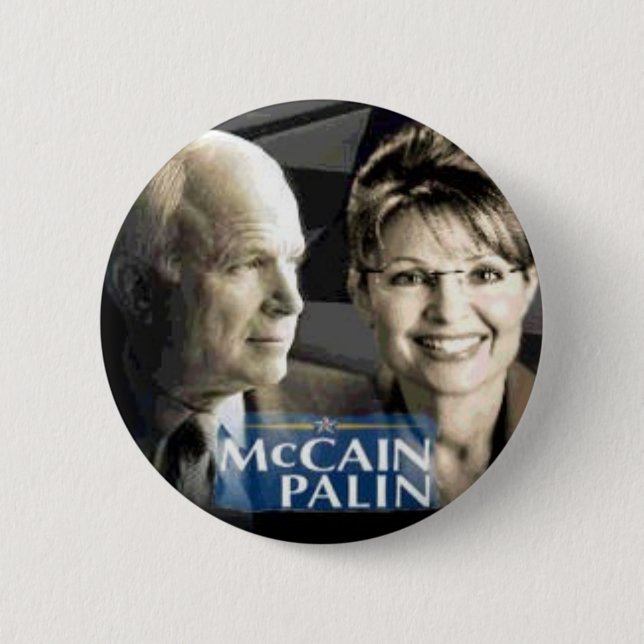McCain Palin Knopf Button (Vorderseite)