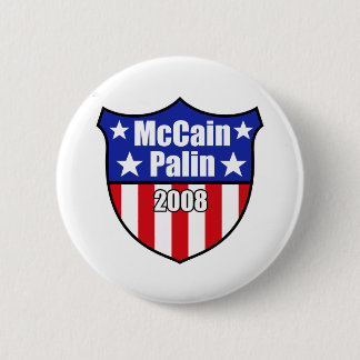 McCain Palin Schild Button