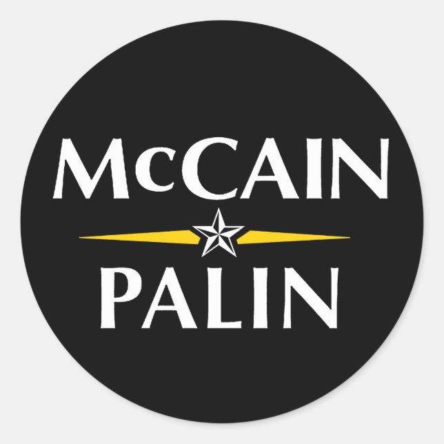 Mccain Palin Sticker (Vorderseite)