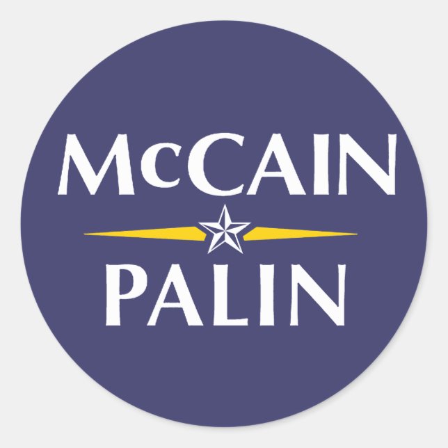 McCain/Palin Sticker (Vorderseite)