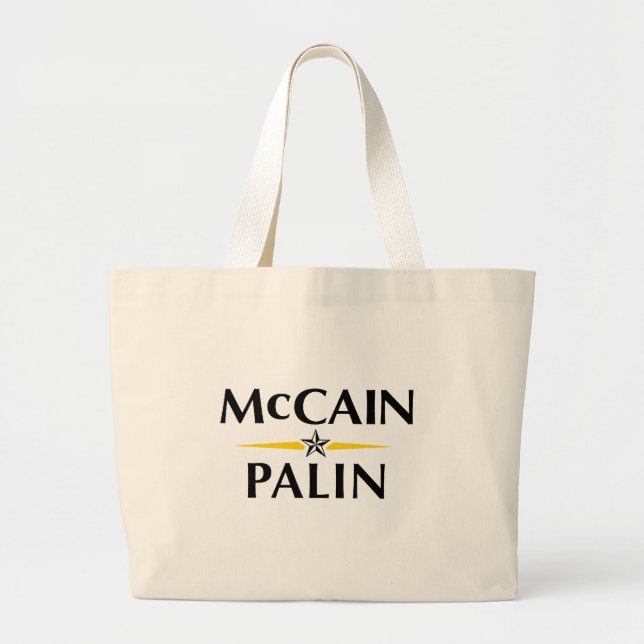MCCAIN PALIN Taschen-Tasche Jumbo Stoffbeutel (Vorne)