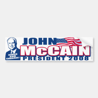 McCain Präsident Autoaufkleber 2008