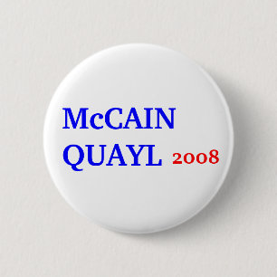 McCAIN QUAYL 2008 Button
