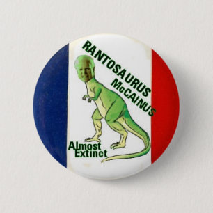 McCain Rantosaurus Knopf Button