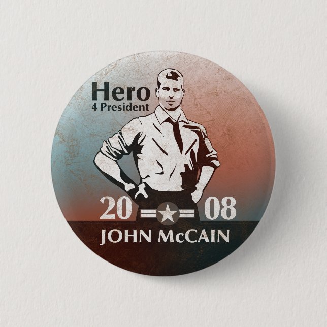 McCain Vintage Art, Held Button (Vorderseite)