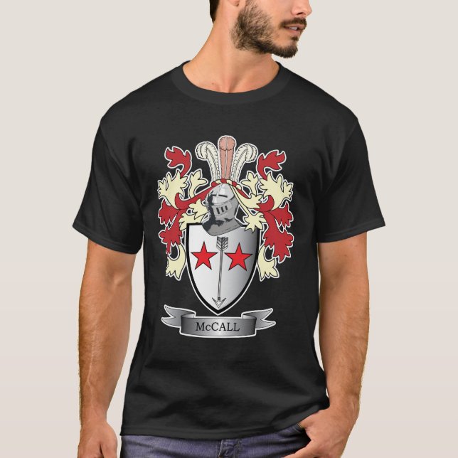 McCall Familienwappen-Wappen T-Shirt (Vorderseite)