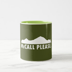 McCall Idaho Bitte Zweifarbige Tasse