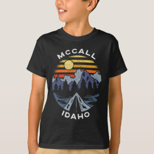 Mccall Idaho Gebirgsurlaub Camping Souvenir T-Shirt