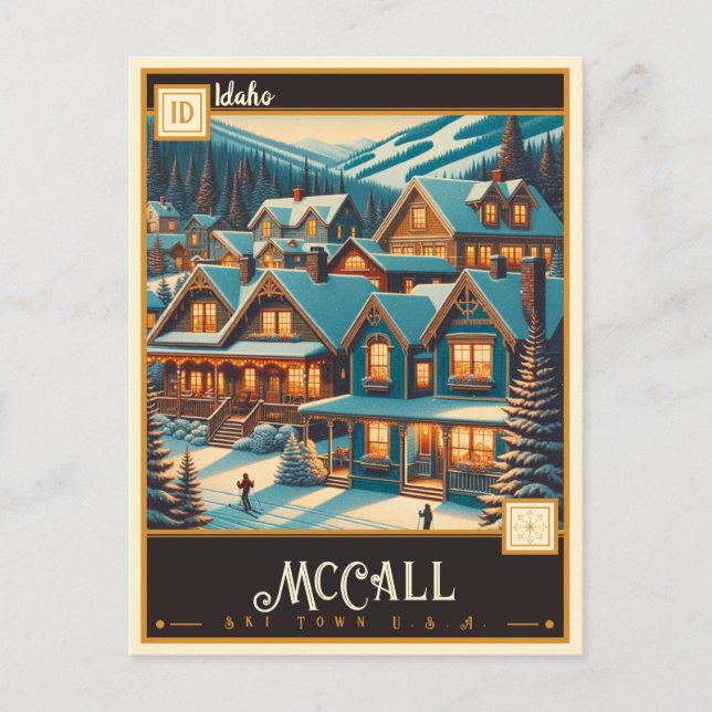 McCall, Idaho | VINTAG Postkarte (Vorderseite)