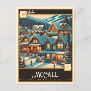 McCall, Idaho Vintage Postkarte
