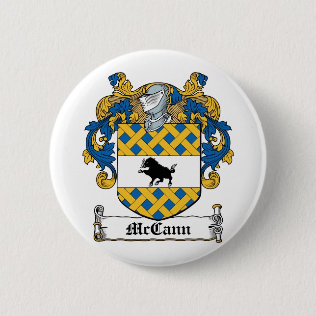 McCann Familienwappen Button (Vorderseite)