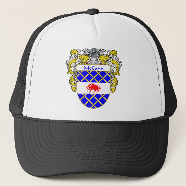 McCann Wappen (überzogen) Truckerkappe (Vorderseite)