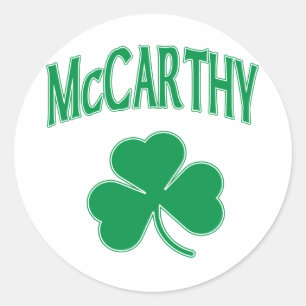 McCarthy Iren Runder Aufkleber