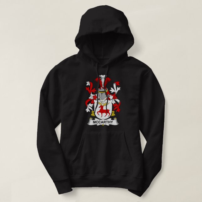 McCauley Coat of Arms Familienwappen Hoodie (Design vorne)