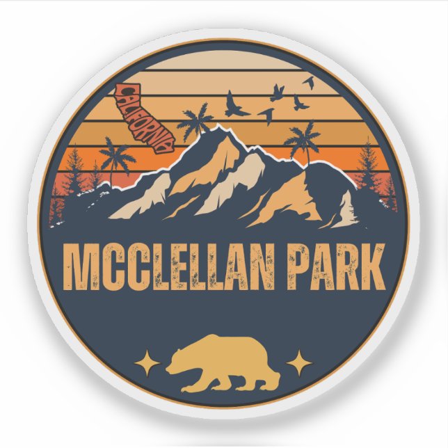 McClellan Park, Kalifornien Aufkleber (Vorderseite)