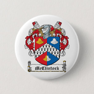McClintock Familienwappen Button