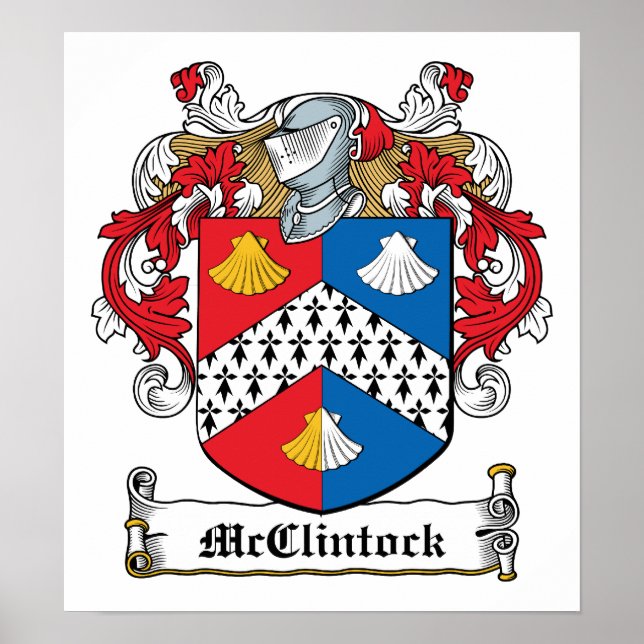 McClintock-Familienwappen Poster (Vorne)
