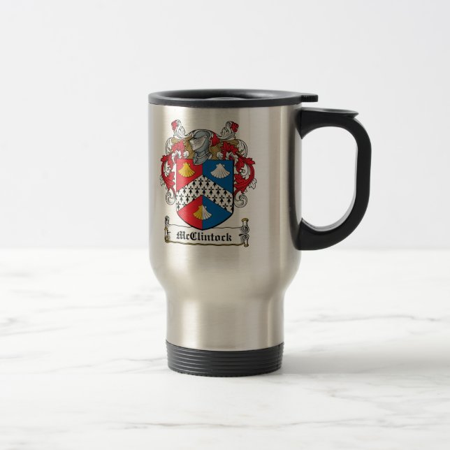McClintock Familienwappen Reisebecher (Rechts)