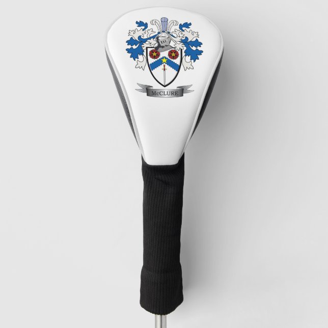 McClure Familienwappen-Wappen Golf Headcover (Vorderseite)