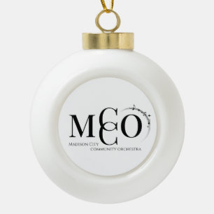 MCCO-Christbaumschmuck Keramik Kugel-Ornament
