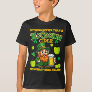 Mccockin Cider Mccain lustiger St. Patrick's Day H T-Shirt