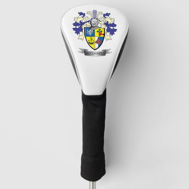 McConnell Familienwappen-Wappen Golf Headcover (Vorderseite)