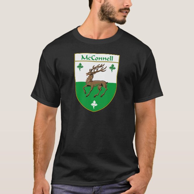 McConnell Wappen/Familienwappen T-Shirt (Vorderseite)