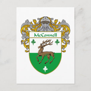 McConnell-Wappen (mantled) Postkarte