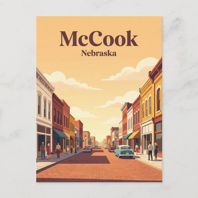 McCook USA Postkarte (Vorderseite)