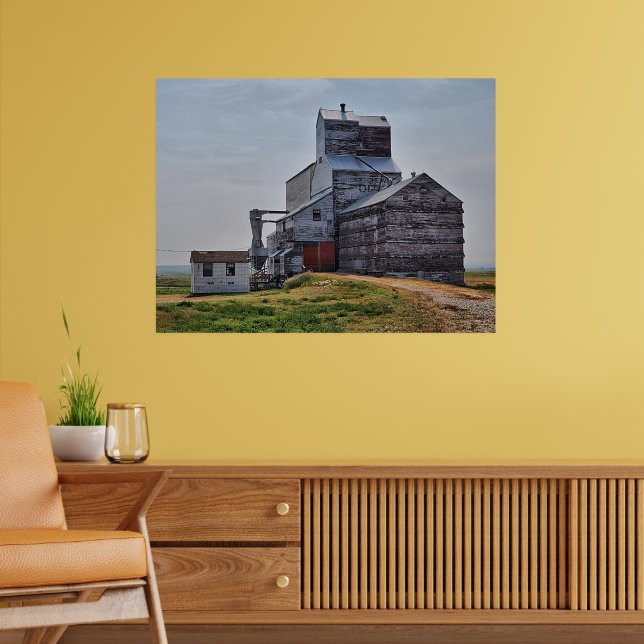 McCord Grain Elevator Poster Print (Wohnzimmer 2)
