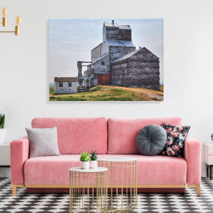 McCord Grain Elevator Stretch Canvas Print Leinwanddruck