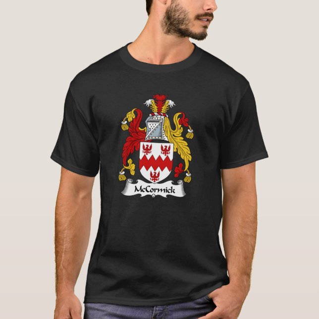 McCormick Coat of Arms McCormick Familienwappen T-Shirt (Vorderseite)