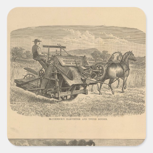 McCormick Company, Chicago, Illinois Quadratischer Aufkleber (Vorderseite)