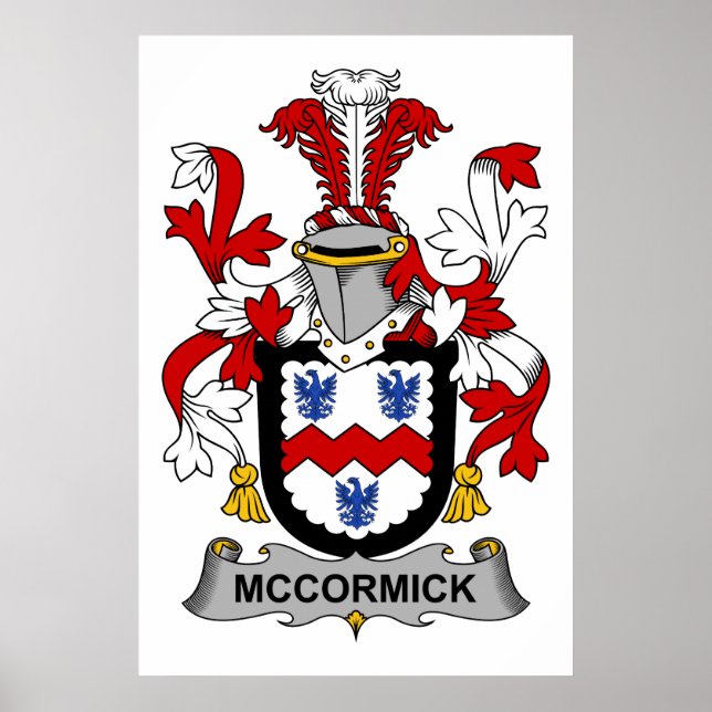 McCormick-Familienwappen Poster (Vorne)