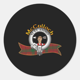 Mcculloch Clan Runder Aufkleber
