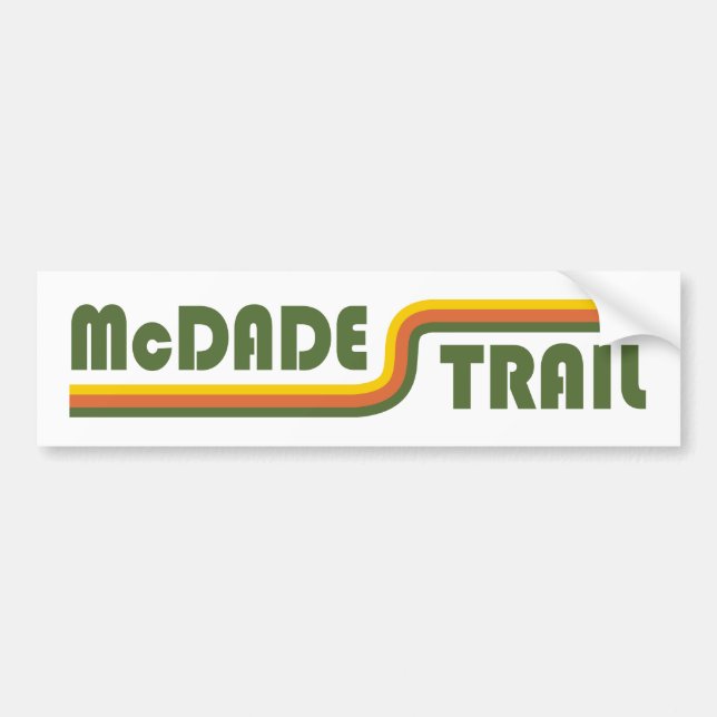 McDade Trail Autoaufkleber (Vorne)