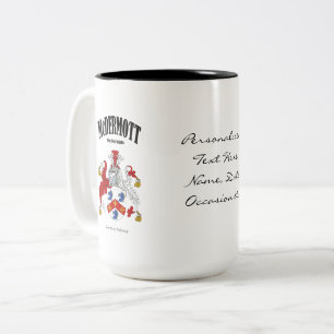 McDermott Familienwappen, Translation & Meaning Zweifarbige Tasse