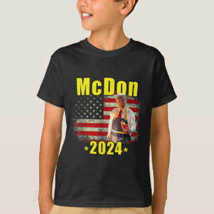 Mcdon 2024 Lustiger Donald Trump French Fry Kochen T-Shirt