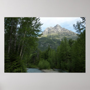 McDonald Creek im Glacier-Nationalpark Poster