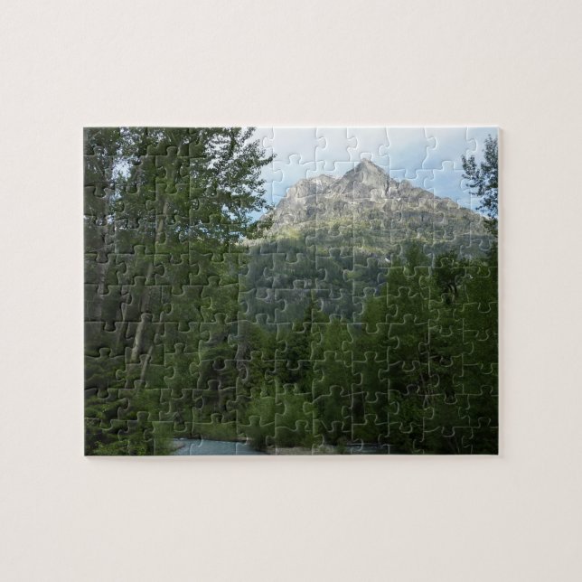 McDonald Creek im Glacier-Nationalpark Puzzle (Horizontal)