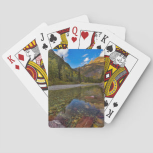 McDonald Creek im Herbst mit Garden Wall Spielkarten
